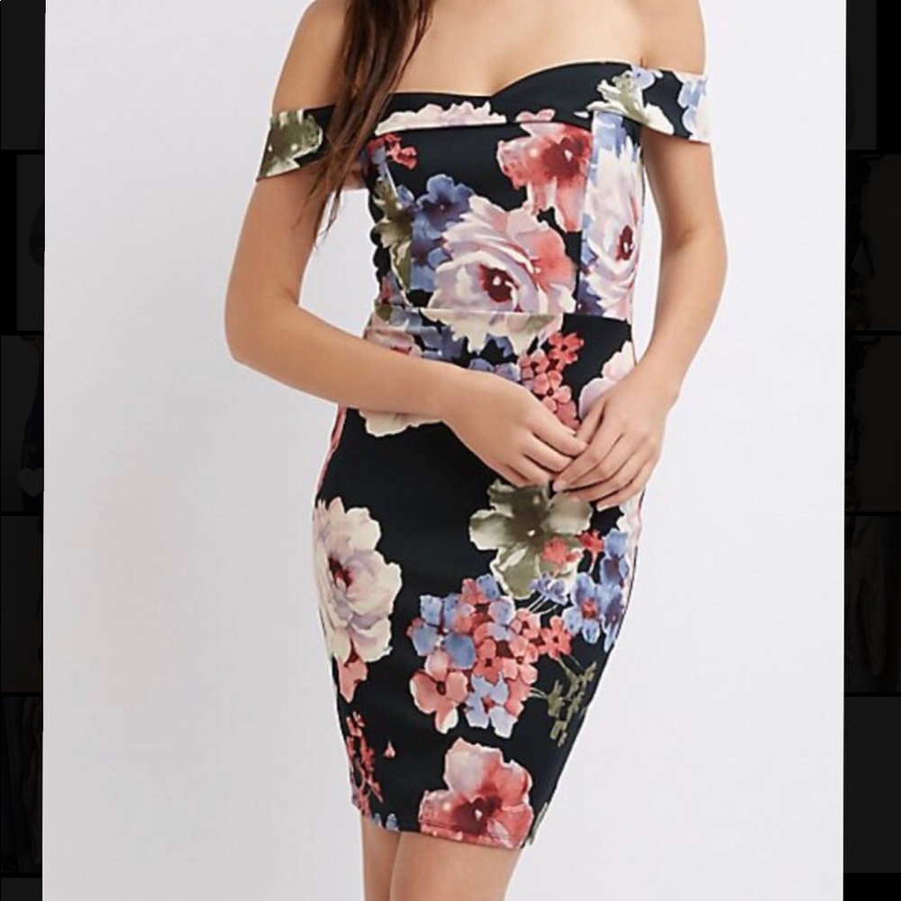 Charlotte Russe Floral Dress Size M